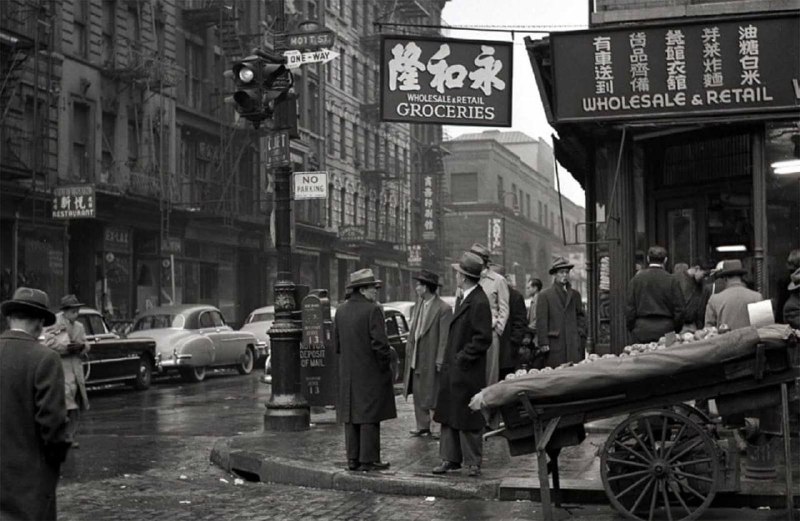 1953年，纽约唐人街